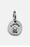 Pewter Collar Charm:  Lucky Dog